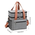 thumbnail image 3 of Insulating Bag, Leakproof Food Container Carrier, Thermal Insulation Technology, for Meal Prepping, Daily Commute, Picnic Outings, 3 of 9