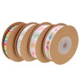 thumbnail image 2 of 4 Rouleaux de Rubans de Pâques DIY pour Emballage Cadeau Rubans pour Fleurs DIY, 2 of 8