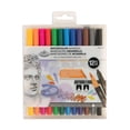 thumbnail image 1 of Royal & Langnickel - Waterbased Marker, Brush Tip and Fineliner, Assorted Colors, 12 pack, 1 of 5