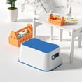 thumbnail image 3 of Mainstays Kids Blue/White Step Stool, 77 lbs Weight Capacity, 3 of 5