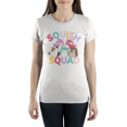 thumbnail image 1 of Squishmallows Squish Squad Personnages Femme T-Shirt Blanc, 1 of 1
