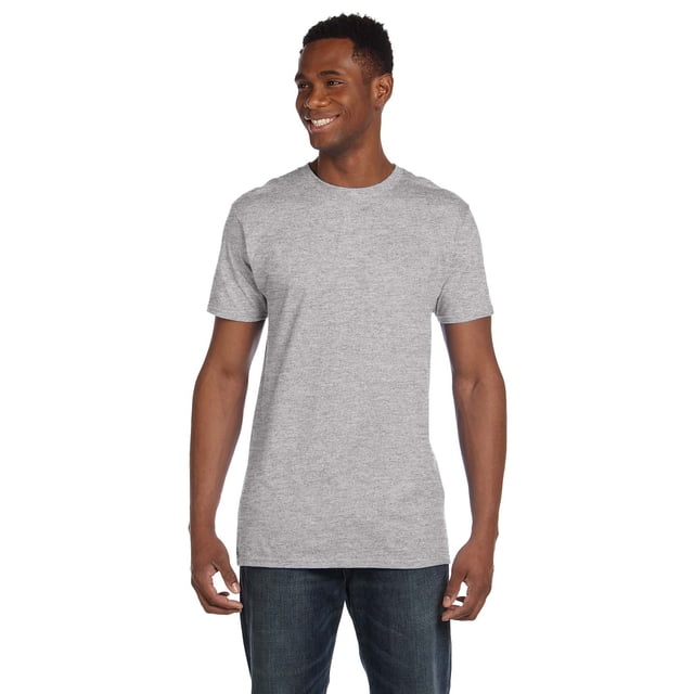Hanes T-Shirt à Col Ras du Cou en Coton Ringspun Nano-T pour Hommes, Style 4980