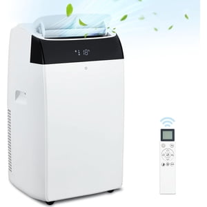 14000 BTU Portable Air Conditioner – 3-in-1 AC Unit with Cooling, Fan & Dehumidifier, Remote Control, Sleep Mode, 24H Timer, Wheels, Cools up to 700 Sq.Ft