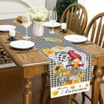 thumbnail image 4 of TIELUTT Fall Tablecloth 72x13 Inch Thanksgiving Autumn Pumpkin Orange Table Cover For Party Picnic Dinner Fall Small Table Coffee Table Short Table Wedding Woven Table Table Runners for Parties, 4 of 5