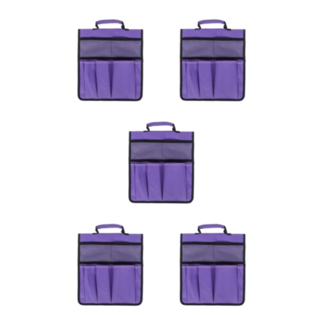 Baohd Portable Foldable Garden Kneeler Tool Bag For Outdoor Work Work Portable Storage Bags Stool Pouch Purple 5Set