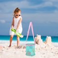 thumbnail image 4 of WIFKLSIIPG Colorful Mesh Beach Bags Portable Foldable Sea Bag with Adjustable Carrying Straps Toy Storage Bag Beach Bags, 4 of 5