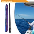 thumbnail image 2 of 1pcs Fishing Pole/ Carbon Fiber Telescoping Fishing/ Landing Net Rod Fish Handle/ Collapsible Pole/ Lightweight Accessories, 2 of 12