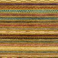 thumbnail image 1 of Ahgly Company Tapis d'Intérieur Carré Abstrait Orange Or, 7 Pieds Carré, 1 of 6