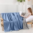 thumbnail image 4 of weibbin 150x200cm Summer Cool Comforter, Ice Spring Cool Feeling Polyester Comforter for Hot Sleepers Cooling Blanket Breathable Comforter Summer Bedding, 4 of 6