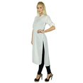 thumbnail image 4 of Bimba Kurti Classique en Coton pour Femmes, Manches 3/4, Blouse Longue Formelle Personnalisée, 4 of 6