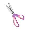 thumbnail image 2 of Stainless Steel Cloth,Stainless Steel Scissors Lace Scissors Stainless Steel Sawtooth Scissors Lock Scissors Tooth Cloth Scissors Dog Teeth Scissors Lock and Lock, 2 of 4