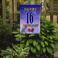 thumbnail image 2 of Carolines Treasures CJ1107GF Happy 16Th Birthday Flag Garden Size, 2 of 3