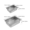 thumbnail image 2 of AMERTEER 2pcs Car Oil Drain Pan Large Drip Pan for Car Automotive Drain Pan Engine Oil Drip Pan Oil Drip Tray Metal Oil Drain Pan Transmission Drain Pan Automotive Oil Tray, 2 of 8