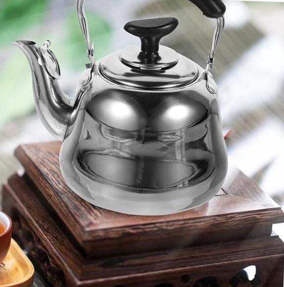 Sunwealth Induction 1.5 L Stainless Steel Whistling Kettle with Tea Infuser.