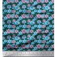 thumbnail image 1 of Soimoi Poly Georgette Fabric Artistic Floral Print Fabric by Yard 42 Inch Wide, 1 of 3