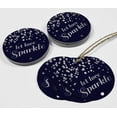 thumbnail image 4 of Inkdotpot Silver Foil Paper Hang Tags Let Love Sparkle Wedding Favor Tags 50 Pieces, 4 of 6