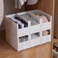 thumbnail image 1 of Plastic Storage Bins, Durable Plastic Space Saving Easy Installation Multifunctional Durable Plastic Open Front Organizer Bin  for Dishes for Bathroom, 1 of 8