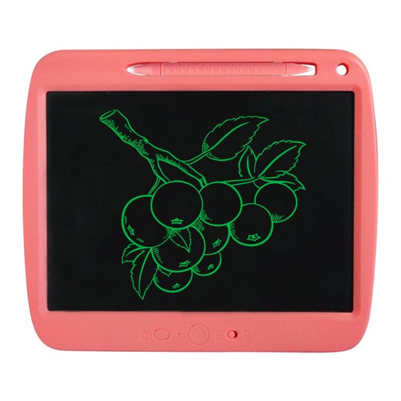 9 Inch LCD Writing Tablet Erasable Pressure-sensitive Double-headed Pen Drawing & Writing Board Eye-protective Paper Pad, Erased Partial(Colorful)