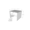 thumbnail image 3 of Nexera 1-Drawer Nightstand, 3 of 3