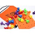 thumbnail image 4 of 30PCS Peg Board Set Montessori Therapy Fine Motor Toy for Toddlers Pegboard, 4 of 6