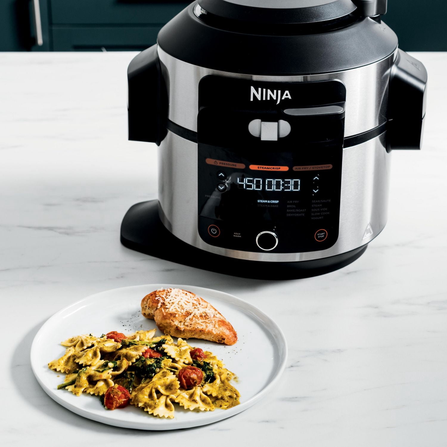Ninja OL500C, Ninja Foodi Pressure Cooker Steam Fryer, Stainless