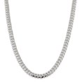 thumbnail image 1 of Sterling Silver 7.8mm Polished Domed Curb Chain (Weight: 88.2 Grams, Length: 26 Inches), 1 of 4