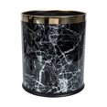 thumbnail image 1 of Decorative Garbage Basket Marbling Trash Bin Lidless Waste Paper Basket, 1 of 8