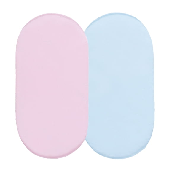 Baby Care Baby Mose Sheet for – Bassinet and Cradle Fitted Sheet Set 2-Pack for Pram Crib Pads Changing Satin Fit 2PCS