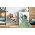 thumbnail image 2 of Ahgly Tapis Rond Lavable en Machine Intérieur Transitionnel Vert Menthe, 3 Pieds Rond, 2 of 7