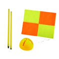 thumbnail image 4 of S SERENABLE Soccer Corner Flag Portable Replacement with Base Football Field Corner Flag 1m pole yellow base, 4 of 9