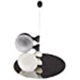 thumbnail image 3 of Alessi "Lilliput" Salt/Pepper, Black, White, 3 of 4