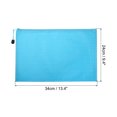 thumbnail image 2 of Unique Bargains Waterproof Zipper File Bags, A4 Document Holders for Office, Light Blue 3 Pack, 2 of 6