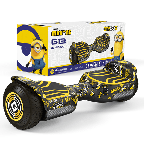 MIHOVER 6.5'' Kids Self Balancing All-Terrain Hoverboard-UL 2272 Certified,LED Lights,Bluetooth Speaker - Minions