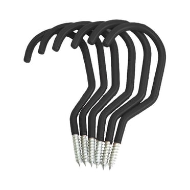 Iumwxz Crochets Porte-Bagages pour Vélo et Crochets à Vis Robustes pour Murs et Plafonds de Garage Support de Crochets Métal Noir Aubaines sur les Fournitures Ménagères