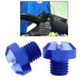 thumbnail image 3 of maskred 2 Pcs M10x1.25 Rétroviseurs Filetage Vis Boulons Bouchon Trou Bleu Positif 10mm 1Set, 3 of 6