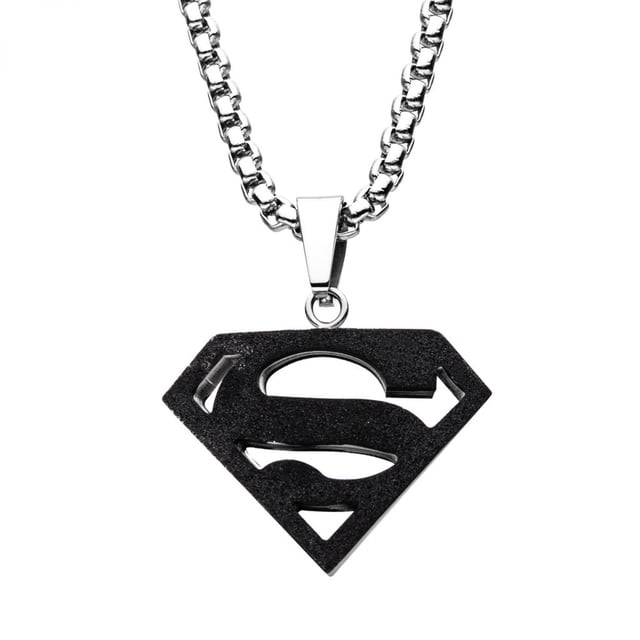 DC Comics Superman Collier Pendentif en Acier