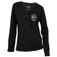 thumbnail image 2 of Jack Daniels Label Women's Long Sleeve Henley Shirt-Large, 2 of 3