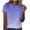 Purple, variant on Scyoekwg Women's Crewneck T-Shirts Summer Short Sleeve Tee Shirts Dressy Causal Gradient Color Classic-Fit Shirt Trendy Vacation Clothes (Pink,S)