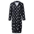 thumbnail image 4 of Ketyyh-chn99 Robes Femmes Femme Élégante Robe de Soirée Robe de Plage Automne Décontractée Ample Robe Mini Noir,G, 4 of 4