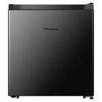 Hisense 1.6 Cu ft. Réfrigérateur compact noir avec porte réversible