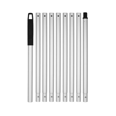 qifei 12ft Extension Pole for High Ceilings Aluminum Alloy 9 Sections Telescopic Pole