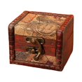 thumbnail image 1 of Xuanheng Rustic En Box with Lock Handmade Lockable Box Holder Jewellery Trinket Box for C, 1 of 5