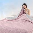 thumbnail image 1 of Polyester Blanket Heavy Blanket For Sleeping Perfect，Ice Blanket Summer Cooler Quilt For Hot Sleepers And Night Sweats Cooler Comforter Double Cold Effect Blanket Cooler Fiber Soft Machine Washable, 1 of 9