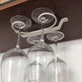 thumbnail image 2 of LYUMO Wall Wine Glass Rack Upside Down Holder Hanger Hanging Shelf Home Kitchen Bar Decor, 2 of 8