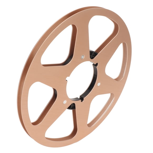 1/4 10 Inch Empty Tape Reel, Aluminum Alloy, NAB Flange, ClassicDesign, Universal Application for Reel to Reel Tape Machines