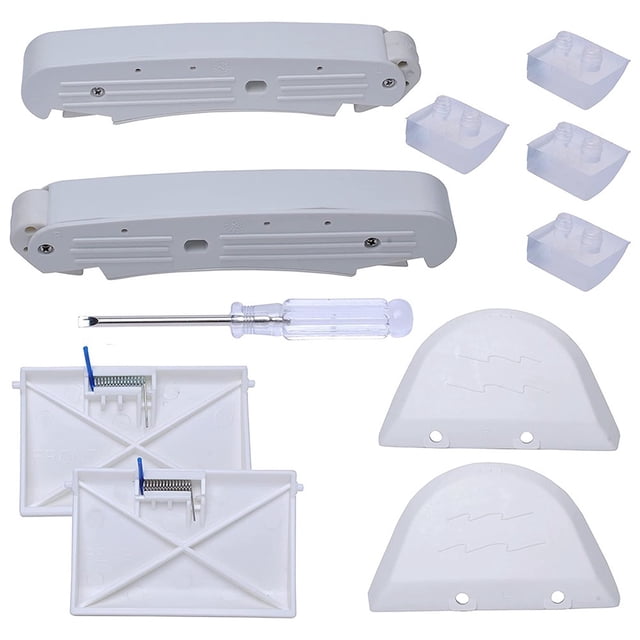 Trousse de Nettoyage de Piscine AXV417WHP pour Aspirateur de Piscine Hayward Navigator Ultra Pool, Incluant les Lunettes avant et Arrière AXV604WHP, les Volets AXV434WHP, les Sabots AXV414P et un Tournevis. construction en Plastique Durable, compatible avec Hayward Navigator, l'Aspirateur de Piscine Arneson et les Nettoyants Ultra pour Aspirateur de Piscine. Idéal pour les Pièces de Rechange de Nettoyeur de Piscine.