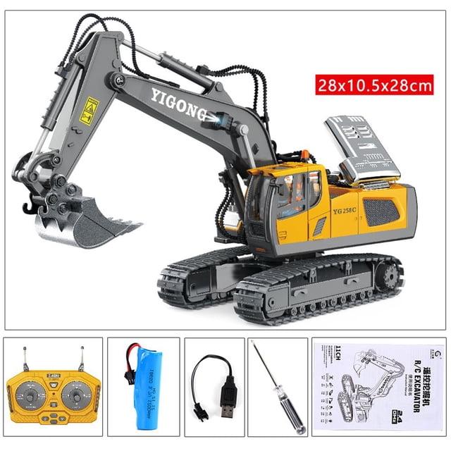 Remote Control Engineering Car Excavator Bulldozer Dump Truck Toy Rc Car For Children Birthday Gifts