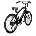 thumbnail image 4 of Hyper E-Ride 26" Men's 36V Electric Cruiser E-Bike with Pedal-Assist, 250W Motor, Black, 4 of 9
