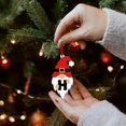 thumbnail image 1 of LSLJS Christmas Ornaments Christmas Acrylic Hanging Decorations - Set of 26 Alphabet Letters with Santa Claus Design for Holiday Ornaments and DIY Crafts Christmas Hanging Decorations, 1 of 6