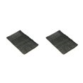 thumbnail image 2 of Youkk Polyester Chenille Bath Mat - Strong Water Absorption Exquisite Crafted Soft Texture No Shedding Deep Grey 40cm*60cm 2Set, 2 of 6